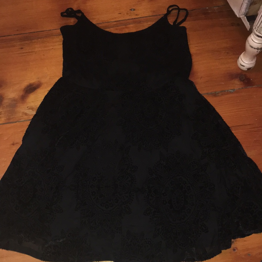 Black LA Hearts dress